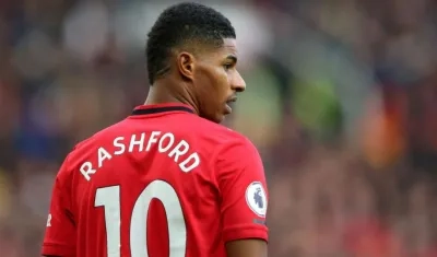 Marcus Rashford, delantero del Manchester United.