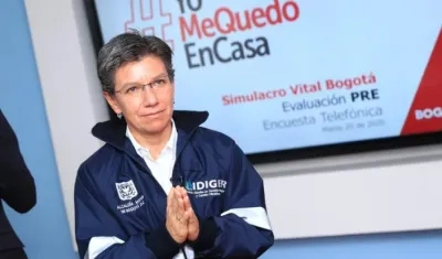 Claudia López, Alcaldesa de Bogotá.