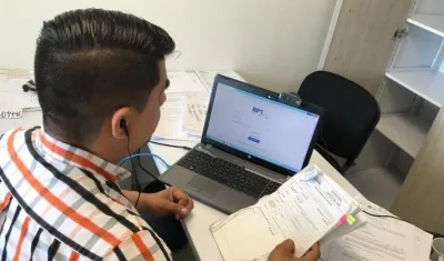 Audiencia virtual en Barranquilla, en prevención del coronavirus.