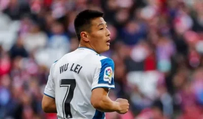 Wu Lei, centrocampista del Espanyol.
