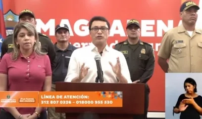 Declaración del Gobernador del Magdalena.