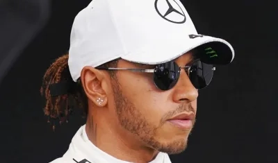 Piloto británico Lewis Hamilton.