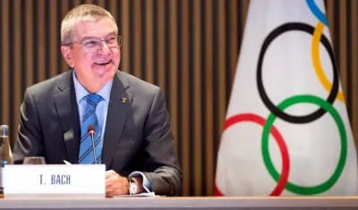 El presidente del COI, el alemán Thomas Bach.