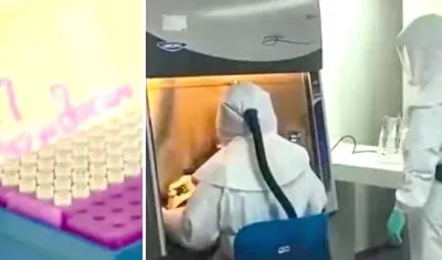 Laboratorio para diagnósticos de Covid-19.