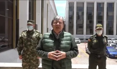 El Ministro de Defensa, Carlos Holmes Trujillo.
