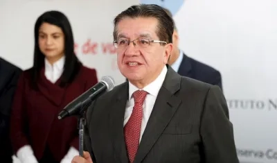 El Ministro de Salud, Fernando Ruiz.