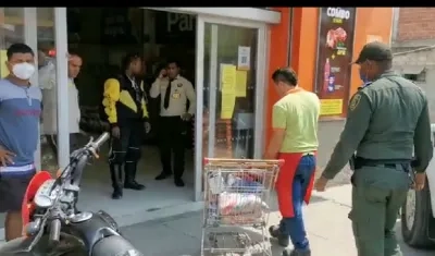 Recuperación de mercancia en Cartagena.