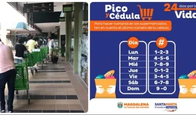 Aplicación del pico y placa en el Magdalena.