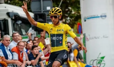 El colombiano Egan Bernal.