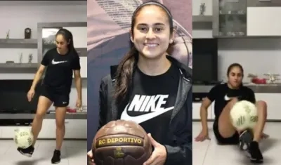 Carolina Arbeláez, jugadora colombiana en España.