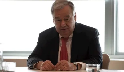 Secretario general de la ONU, António Guterres.