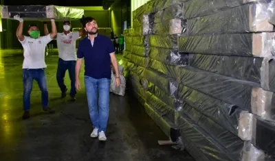 El Alcalde de Barranquilla, Jaime Pumarejo.