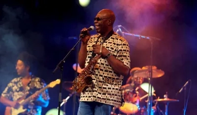 El músico camerunés Manu Dibango.