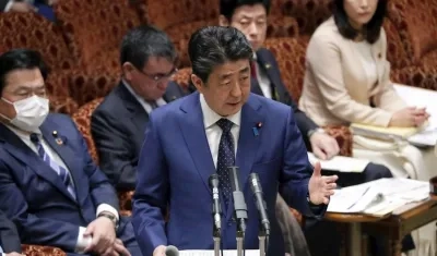 Shinzo Abe, primer ministro japonés.