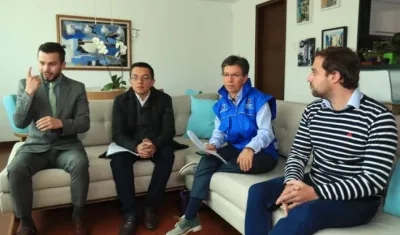 Claudia López, en un Facebook Live, este miércoles.