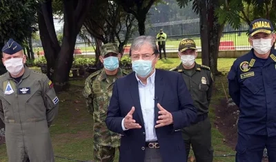 Carlos Holmes Trujillo, ministro de Defensa.