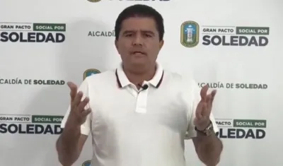 El Alcalde de Soledad, Rodolfo Ucrós.