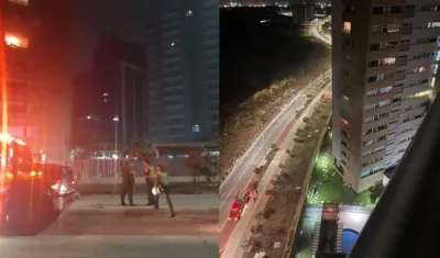 Imágenes de la emergencia.