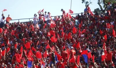 Viajaron a Argentina al partido copero del Independiente Medellín ante Boca.