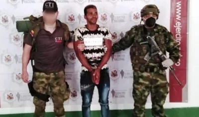  Dalip Durán Martínez, alias 'Dalip' o 'Farruco', cabecilla del ELN en el sur de Bolívar.