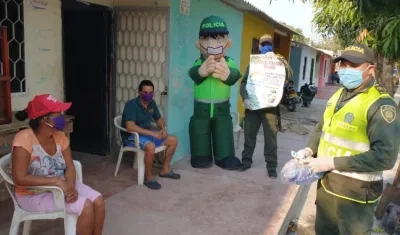 Acciones preventivas de la Policía en municipios del Atlántico.