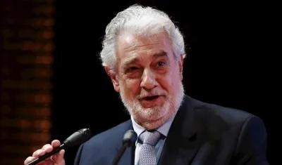 El tenor español Plácido Domingo.