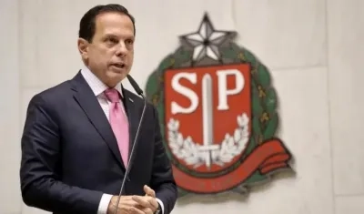 Joao Doria, gobernador de Sao Pablo.