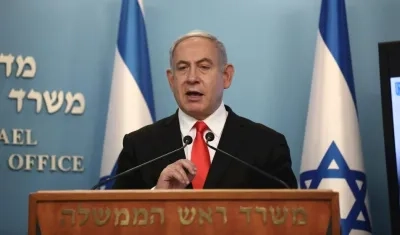 El primer ministro en funciones israelí, Benjamín Netanyahu.