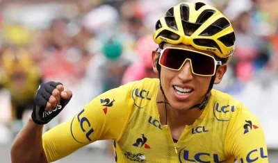 El colombiano Egan Bernal.
