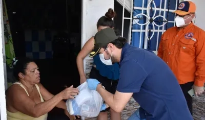 Casa por casa. Así llegó el Alcalde Pumarejo en el Suroriente de Barranquilla.