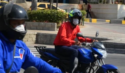 Calle de Barranquilla en tiempo de coronavirus.