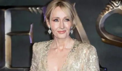 La escritora británica J.K. Rowling.