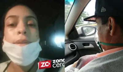 Laura Escandón y su papá, Jhonny.