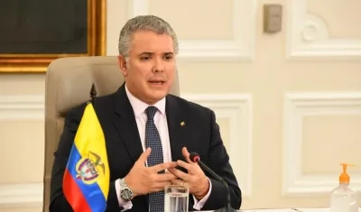 Iván Duque, presidente de Colombia.