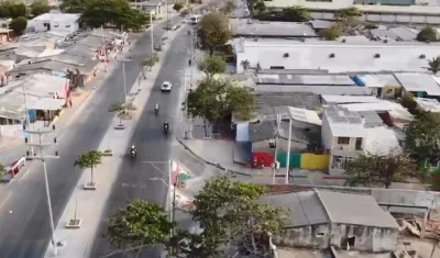 Aspecto de la calle 17.