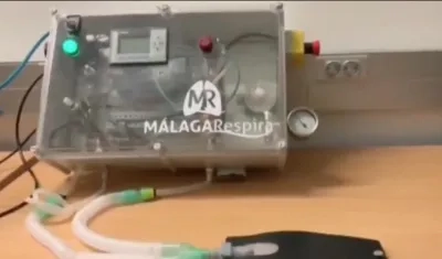 Prototipo de los respiradores artificiales.