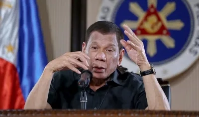 El presidente de Filipinas, Rodrigo Duterte.