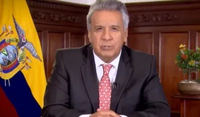 Lenín Moreno, presidente de Ecuador.
