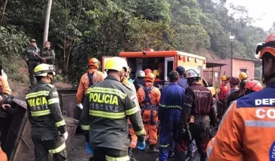 Explosión en la mina Montgomery dejó seis mineros muertos y tres heridos. 