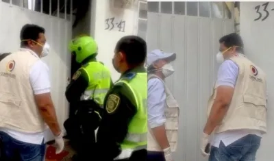 Visita de la Contraloría a una de las sedes de la fundación, en Barranquilla.