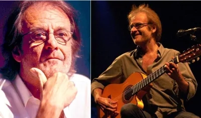 Fotografías de archivo del cantautor madrileño Luis Eduardo Aute, fallecido este sábado.