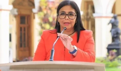 La vicepresidenta ejecutiva de Venezuela, Delcy Rodríguez.