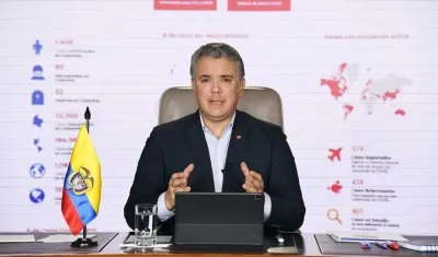 El Presidente de la República, Iván Duque.