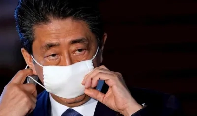  Shinzo Abe, primer ministro de Japón.