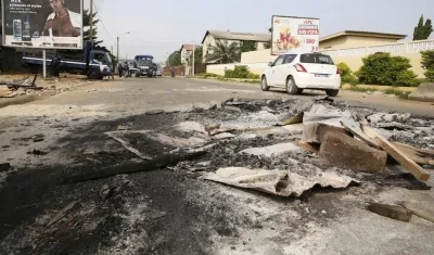 Imagen de cómo quedó el centro de pruebas.
