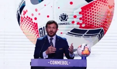 El presidente de la Conmebol, Alejandro Domínguez.