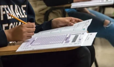 Ilustración de Pruebas Saber 11.