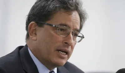 Alberto Carrasquilla, ministro de Hacienda.