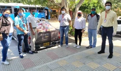 La comisión fiscal encabeza por el Contralor Jairo Fandiño.