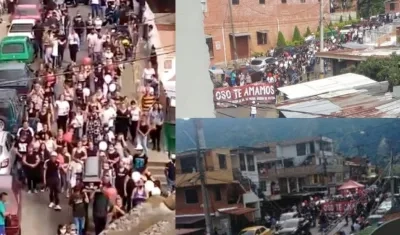 Así fue el sepelio de alias 'El oso'